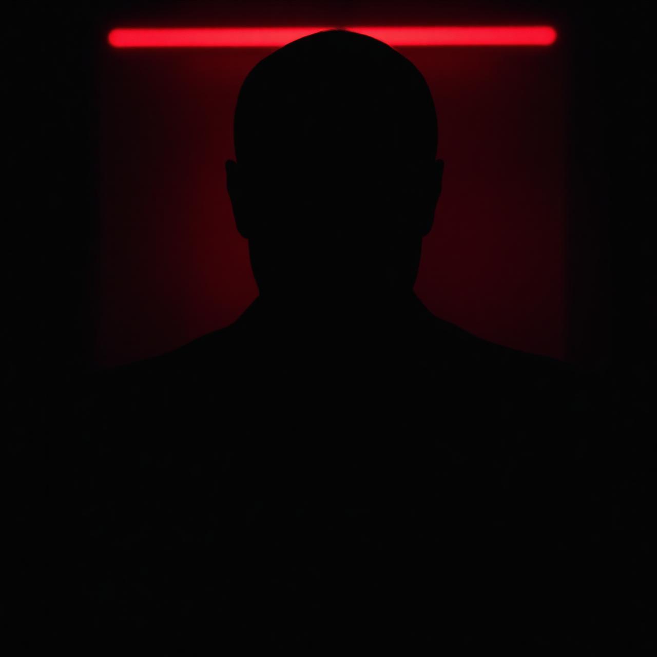 Shadowy silhouette of Daniel Siad
